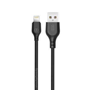 Кабел USB към Айфон  Lightning 2м 2.1A черен