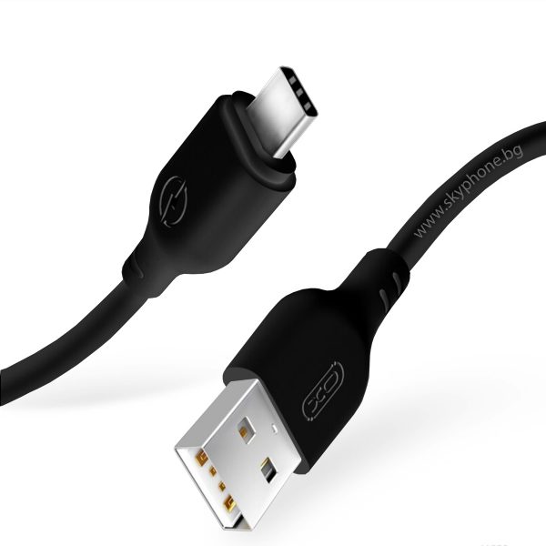 Кабел USB към Type-C  XO 2.1A 1m черен