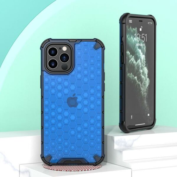Калъф за iPhone 13 Pro Honeycomb Case Blue