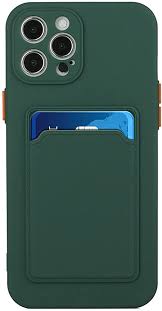 Калъф за iPhone 12 Card Case зелен