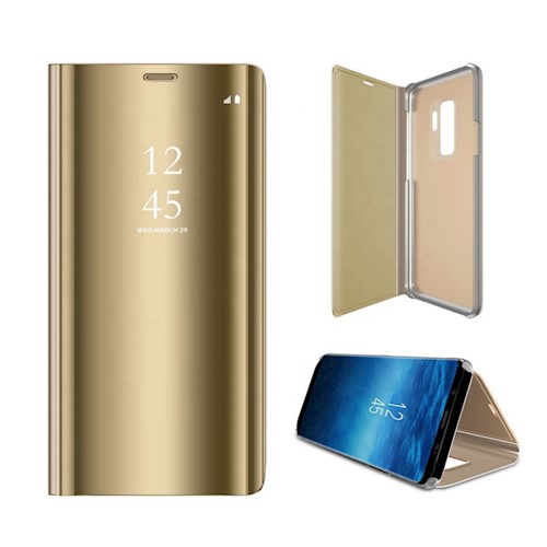 Калъф Smart Clear View за Samsung Galaxy S20 Златен