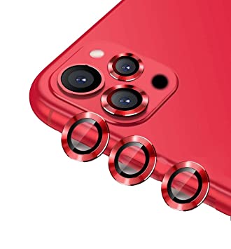 Протектор за камера iPhone 13 Pro Ринг Червено